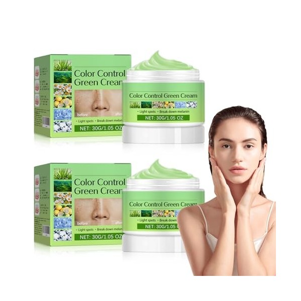 Crème Anti-Imperfections, Creme Visage Femme Depigmentante Anti age, Soin Visage, Unifie le Teint, Hydrate et Nourrit, Soin V