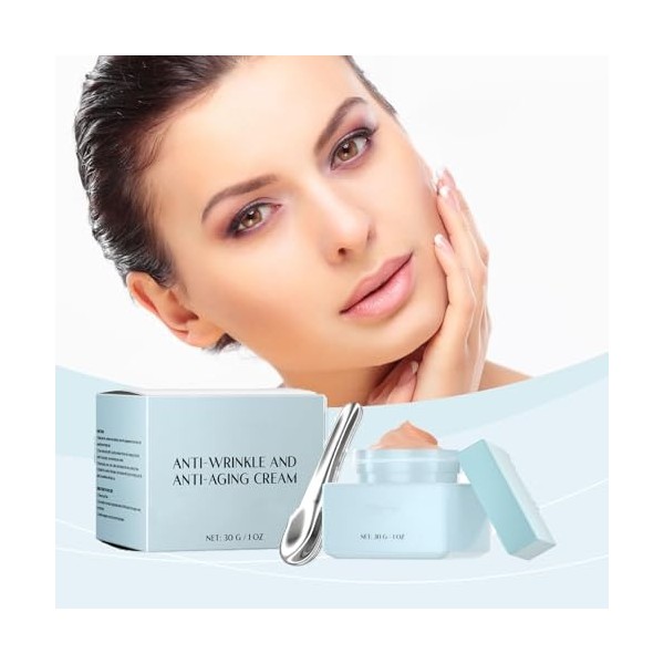 Sérum anti-rides et crème anti-âge pour une élimination instantanée des rides, sérum hydratant pour raffermir et lisser la pe...
