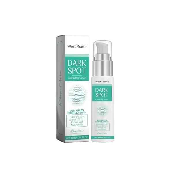 LjwZekyrnt West Month Sérum hydratant pour le visage - 50 ml - Sérum hydratant pour le visage - Essence de soin de la peau - 