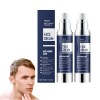 Hydratant visage 6 en 1 pour homme - Crème anti-âge pour réduire les poches et les gonflements sous les yeux, Lotion visage r...