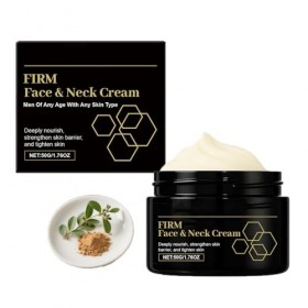 Crème visage raffermissante pour hommes, anti-âge et hydratante, répare les peaux sèches et rugueuses, réduit les rides et ri...