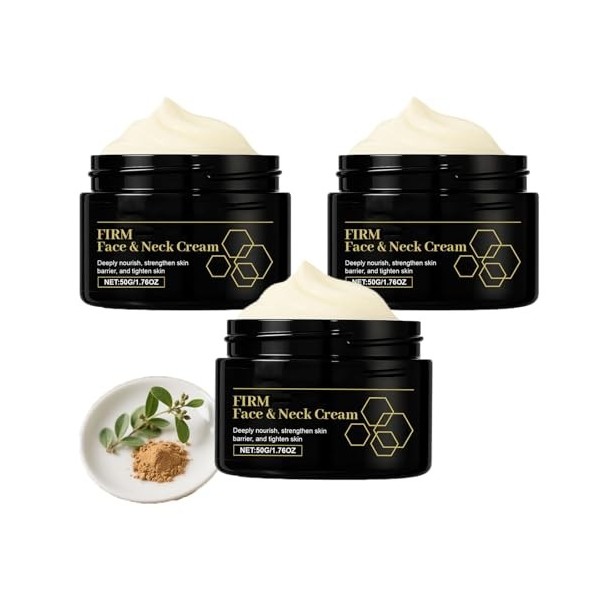 Crème visage raffermissante pour hommes, anti-âge et hydratante, répare les peaux sèches et rugueuses, réduit les rides et ri...