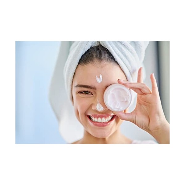 DeBa Crème hydratante pour le visage avec coenzyme Q10, acide hyaluronique 4D et beurre de karité