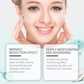 Crème visage régénérante, crème éclaircissante et hydratante pour femmes, hydrate et unifie le teint des peaux matures, nourr...