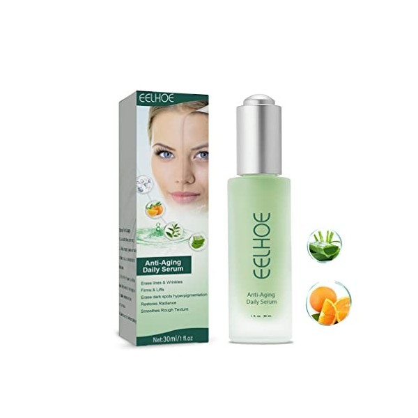 Sérum Profond Avancé, Sérum Visage Réducteur De Pores Sérum Hydratant À Lacide Hyaluronique, Sérum Éclaircissant Au Collagèn ...