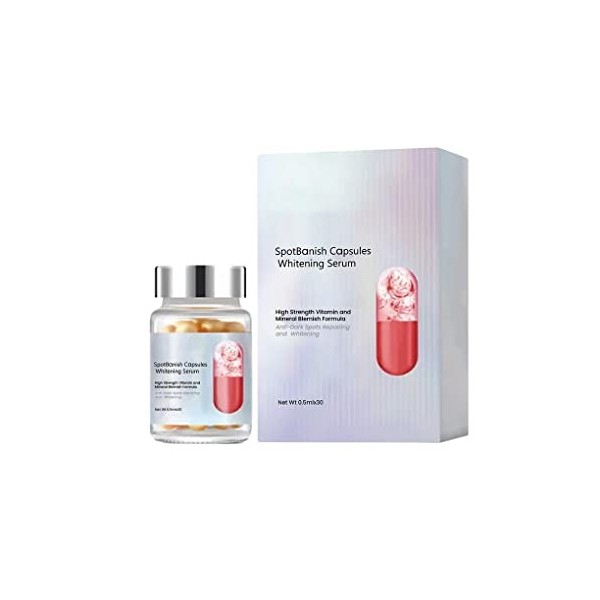 siduytin Sérum blanchissant pour Le Visage Filles ingrédient Naturel hydratant Essence hydratante Femme Portable Solution de 