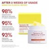 Tumeric-Vc Lot de 2 crèmes blanchissantes, crème éclaircissante pour le visage, le corps, les taches sombres, les taches de v...