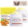 Tumeric-Vc Lot de 2 crèmes blanchissantes, crème éclaircissante pour le visage, le corps, les taches sombres, les taches de v...