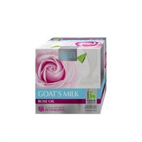 Crème de jour revitalisante nourrissante à lhuile de rose et au lait de chèvre - peau sèche et sensible - 50 ml