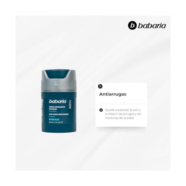 Crema Hidratante Antiedad Skinage Men 50 Ml