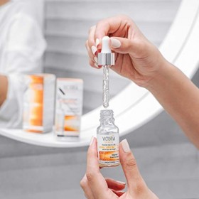 Victoria Beauty Sérum hyaluronique hautement dosé avec vitamine C, sérum anti-âge à lacide hyaluronique avec bave descargot