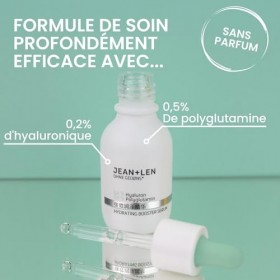 Jean & Len Hydrating Booster Serum, idéal pour tous les types de peau, hydratation en profondeur pendant 24h, sérum visage lé