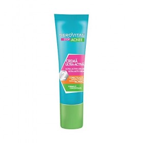 Crème Ultra-Active Visage à lAcide Salicylique, Réduit lHuile et l’Acné, Corrige les Imperfections, pour Peaux Grasses, Ger