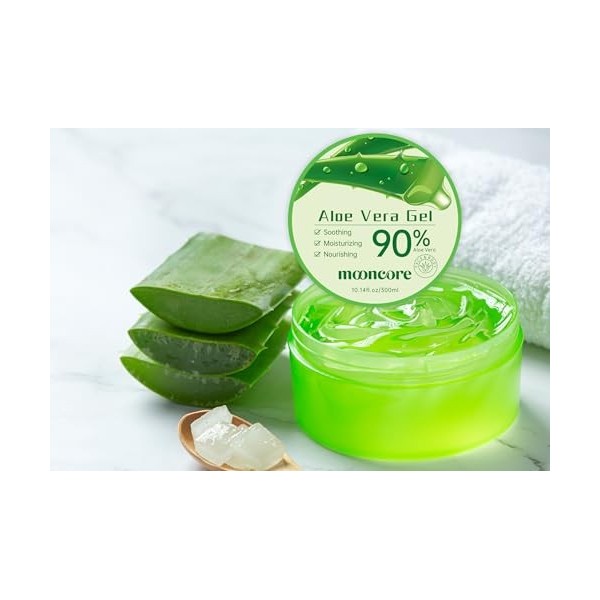 MoonCore Gel daloe vera - 300 ml - 100 % végétalien