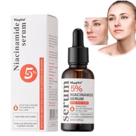 Niacinamide Sérum Visage pour, Hydratant Anti-Âge du Essence,Sérum Rides pour le, Essence Naturelle Anti-rides, 30ml