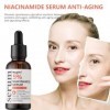Niacinamide Sérum Visage pour, Hydratant Anti-Âge du Essence,Sérum Rides pour le, Essence Naturelle Anti-rides, 30ml