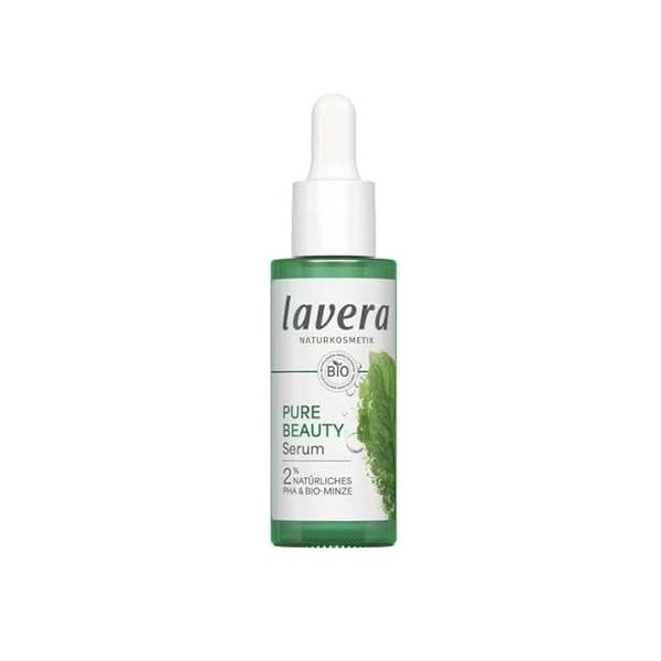 lavera Pure Beauty Sérum - Régénération naturelle des cellules de la peau - Soin de la peau riche en nutriments - Hydratant -