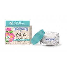 I Provenzali Crema Viso Idratante Biologica Alla Rosa Mosqueta 50M Con Acido Ialuronico Vegetale