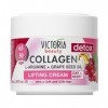 Victoria Beauty Crème au collagène, crème raffermissante pour le visage à lhuile de pépins de raisin, niacinamide, L-arginin