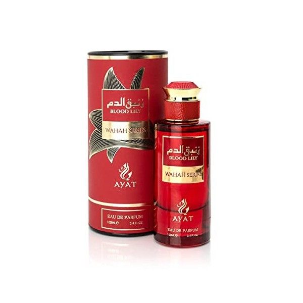 Ayat Perfumes - Wahah Series BLOOD LILY 100ml - Découvrez le Senteur du Oriental Avec Notre Série de Parfum Inspirée Des Oasi