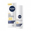NIVEA MEN - Crème Hydratante Visage Quotidienne FPS 30 - Protection UVA/UVB, Lumière Bleue & Pollution - Boost DHydratation 