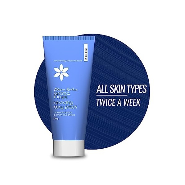 Aroma Magic Reviving Oxy Face Pack |Extracts of witch hazel & white lotus |Restores & Brightens,Dull-Tired skin |Delay aging 