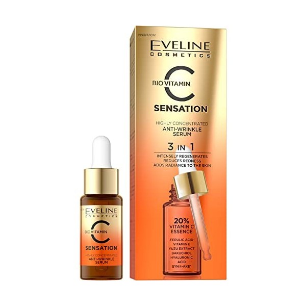 Eveline C Sensation 3in1 Highly Concentrated Anti-Wrinkle Serum - 6044 E/12a