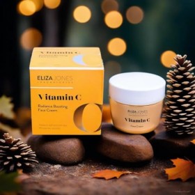 Eliza Jones Crème de jour pour le visage 50 ml, hydratation intense, prévention des rides et effet de peau éclatant vitamine