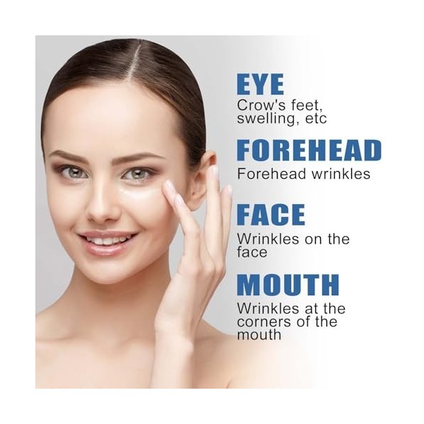 Crème Anti-Rides 5 Secondes, Wrinkle Power Crème, Creme Anti-Rides Instantanée, Combleur de Ridés instantané, Améliorer les r...
