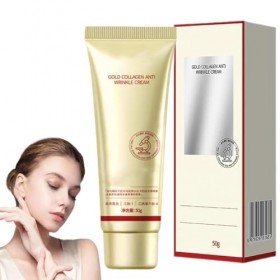 Crème anti-rides à lor et au collagène, crème au collagène doré, crème coréenne au collagène doré, crème hydratante anti-rid ...