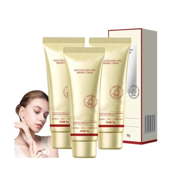 Crème anti-rides à lor et au collagène, crème au collagène doré, crème coréenne au collagène doré, crème hydratante anti-rid ...