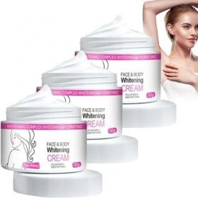 Creme Eclaircissante Visage Et Corps,Creme Eclaircissante Peau Noir Puissant,Créme Eclaircissanté Parties Intimes,Anti Tache ...