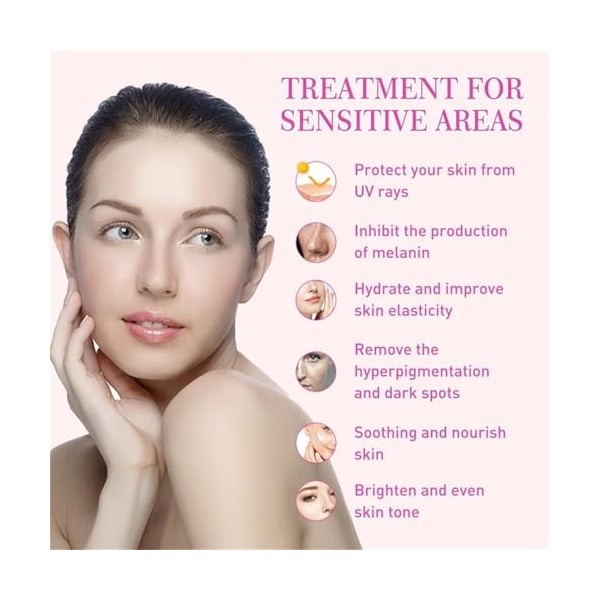 Creme Eclaircissante Visage Et Corps,Creme Eclaircissante Peau Noir Puissant,Créme Eclaircissanté Parties Intimes,Anti Tache ...