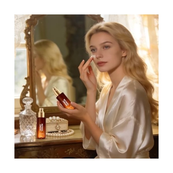 Retinol Facial Tightening Formula, Advanced Face Skin Care Solution, Daily Skin Plumping Care for Firmer Radiant, Hydrating W