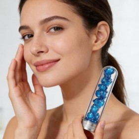 Sérum hydratant pour le visage – Formule hydratante non grasse, traitement du visage avec effet tenseur, mélange infusé de av