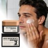 Hydratant pour le visage pour hommes - Lotion hydratante non grasse 50 ml | Crème de soin de la peau pour hommes - pour le ma