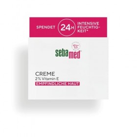 Sebamed Crème pour le visage à la vitamine E 75 ml - Crème hydratante pour le visage - Aide à retenir lhumidité - Protection