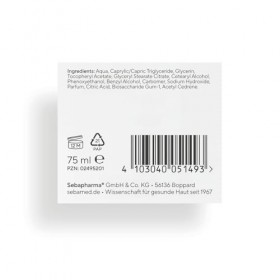 Sebamed Crème pour le visage à la vitamine E 75 ml - Crème hydratante pour le visage - Aide à retenir lhumidité - Protection