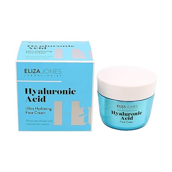 Eliza Jones Laboratories Eliza Jones Crème de jour pour le visage 50 ml, hydratation intense, prévention des rides et effet d
