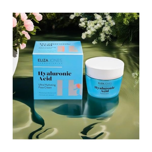 Eliza Jones Laboratories Eliza Jones Crème de jour pour le visage 50 ml, hydratation intense, prévention des rides et effet d