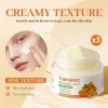 NHPY 2 Pièces Crème Éclaircissant Curcuma Visage, Hydratante, Anti-Rides, Crème Anti-âge Curcuma, Crème Réparatrice Visage, 5