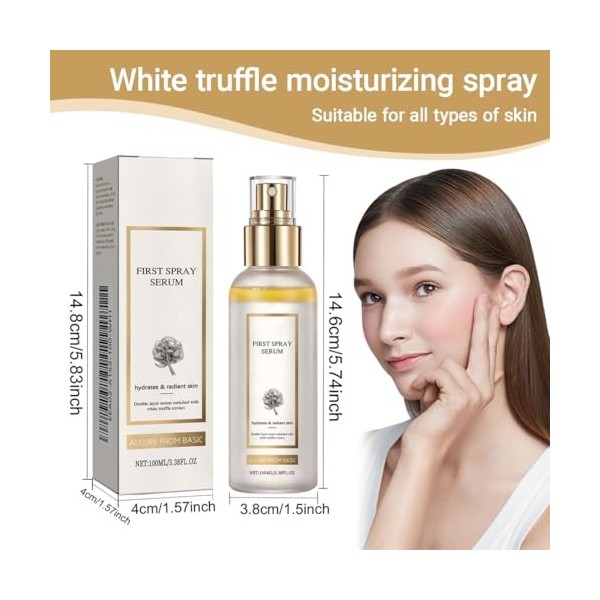 NHPY 1 Pièce Sérum en Aromatique à la Truffe Blanche pour le Visage Sérum Antioxydant Hydratant et Brillant Parfumé Soin de l
