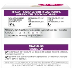 LOréal Paris Feuchtigkeitspflege für das Gesicht, Feuchtigkeitspendende Anti-Aging Tagescreme mit Calcium zur Minderung von 