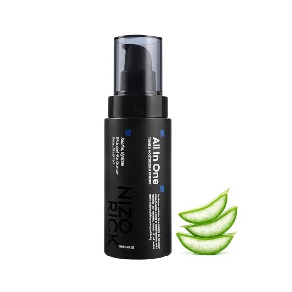 Nizorick Crème Visage Homme,Soin Visage Homme,Extrait de Riz,Soins de La Peau Pour Hommes,DHamaméLis Et De Concombre,Sans Al