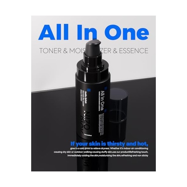 Nizorick Crème Visage Homme,Soin Visage Homme,Extrait de Riz,Soins de La Peau Pour Hommes,DHamaméLis Et De Concombre,Sans Al