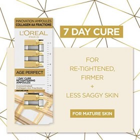 LOreal Paris Age Perfect Lot de 7 ampoules de collagène pour peaux matures