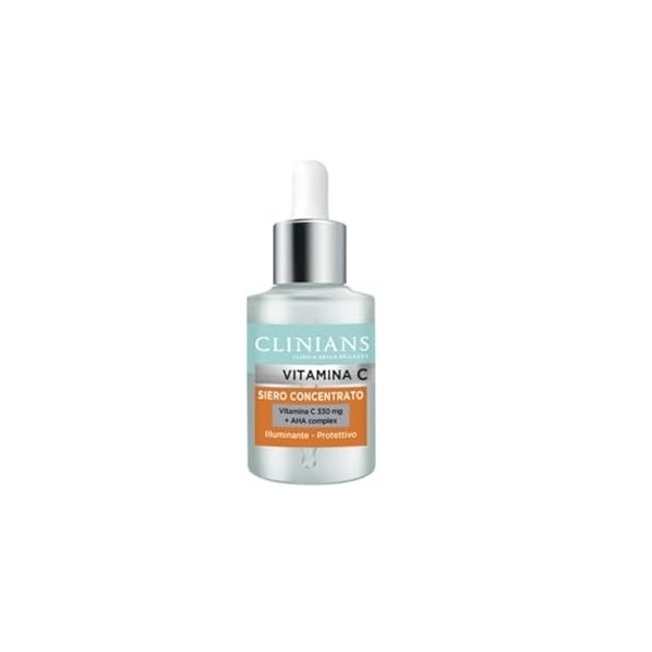 CLINIANS | Sérum concentré de vitamine C, Dermatologiquement testé, Made in Italy, 30 ml