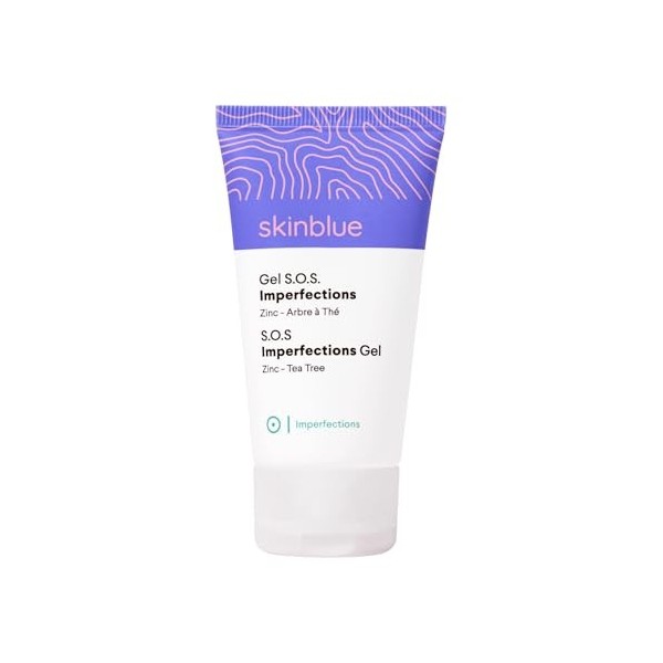 Soin Anti-Imperfections Skinblue - 50 ml – Arbre à Thé, Zinc & Acide Succinique – Gel Purifiant Boutons & Excès de Sébum – Ré