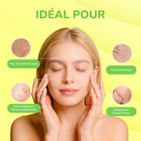 Retinol Serum Visage with 0.1% Retinal,1% Panthenol,15ml Retinol Booster pour Soin Visage,Réduction des Pores et Anti-âge & r