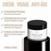 Creme Hydratante Visage 100 ml, Creme Anti Rides Femme et Homme avec Acide Hyaluronique, Coenzyme Q10, Vitamine C Jour et Nui